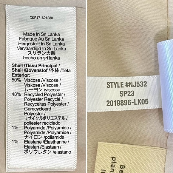 NEW Madewell Caldwell Double Breasted Blazer Ghent Plaid Windowpane Ivory XS - Picture 16 of 16